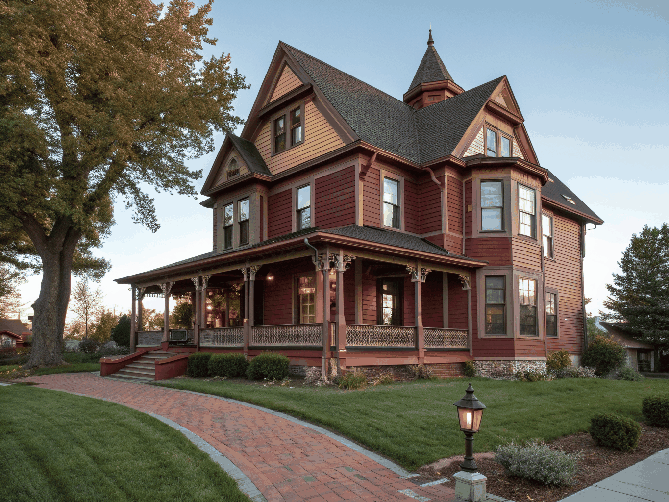 Restored Victorian red brick detached home in The Annex, Toronto