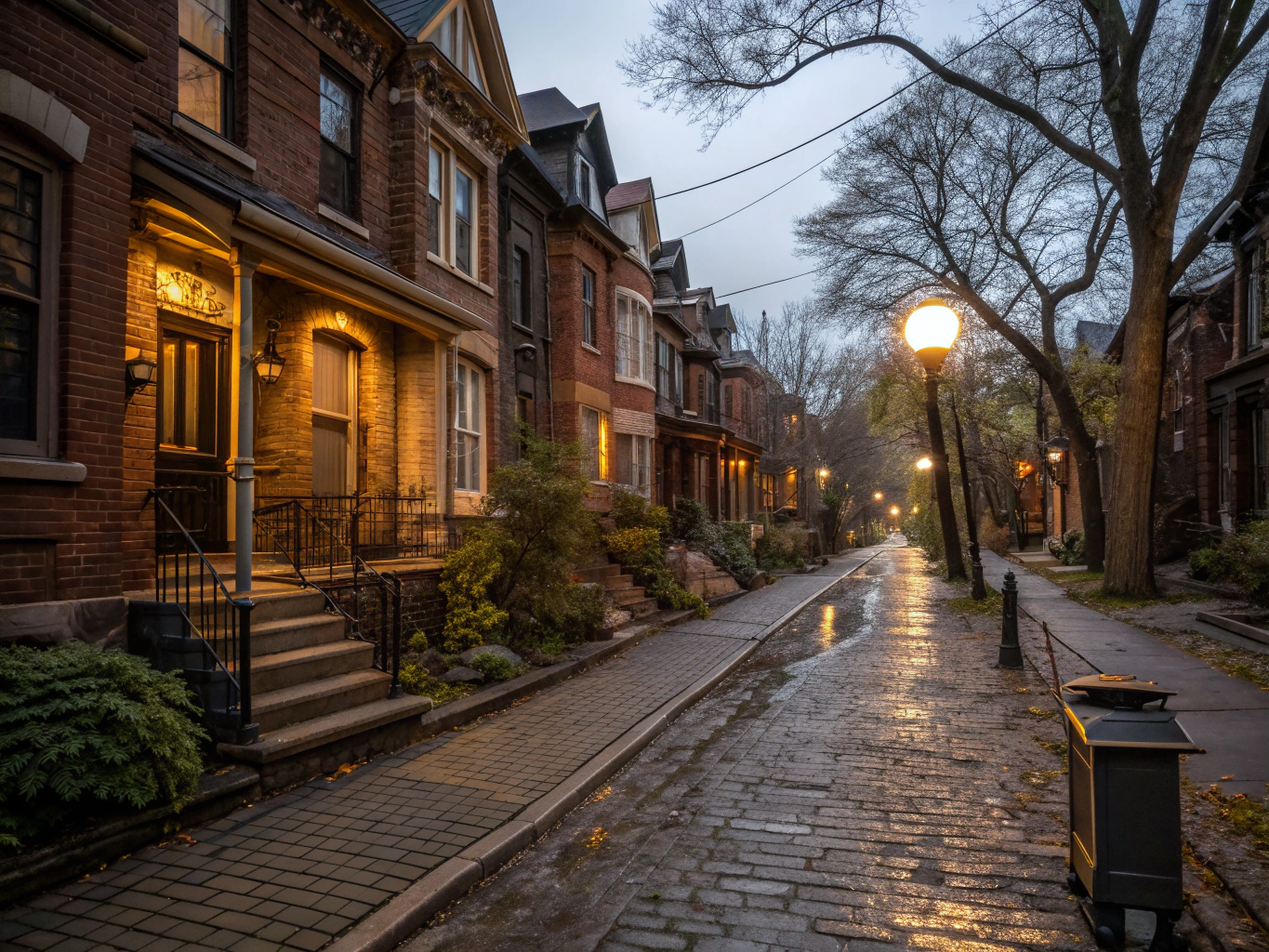 The Annex neighbourhood architecture in Toronto