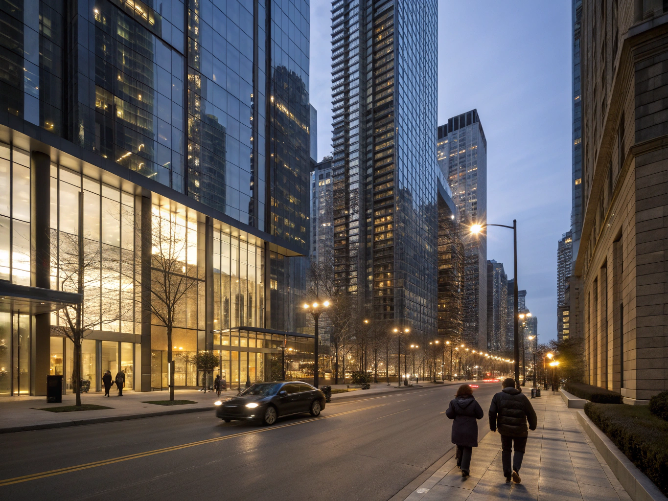 Yorkville neighbourhood architecture in Toronto